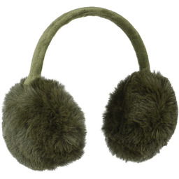 Nauszniki One Colour Futro Tkane by McBURN, ciemnozielony,