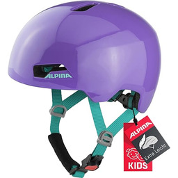 ALPINA Unisex - Dzieci, HACKNEY Kask rowerowy, purple
