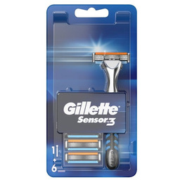 Gillette Sensor3 Maszynka do golenia z wkładami