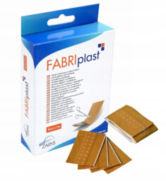 Plaster tkaninowy z opatrunkiem 8cmx1m FABRIplast