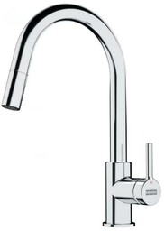 Franke Lina Pull-Out Chrom Mosiądz/Chrom Bateria kuchenna