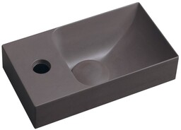 Sapho PICCOLINO umywalka betonowa 308x17cm bateria z lewej