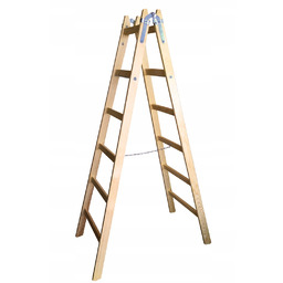 Drewniana Drabina Rozstawna 2x6 Szczebli Producent