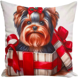 Poszewka bożonarodzeniowa pies JCLA-45