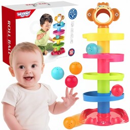 WOOPIE BABY Kulodrom Tor Kulkowy Zestaw Spirala +