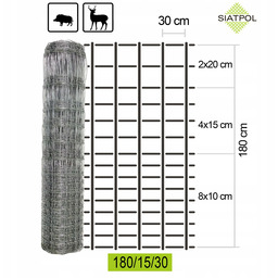 Siatka Autostradowa Leśna L 180/15/30 skoble 50m