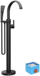 Ravak bateria wannowa podłogowa Freedom FM 080.00 czarna