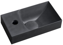 Sapho PICCOLINO umywalka betonowa 308x17cm bateria z lewej