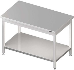 STALGAST Stół centralny z półką 1200x700x850 980107120