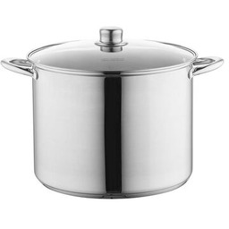 Garnek nierdzewny wysoki Caro z pokrywką 28 cm