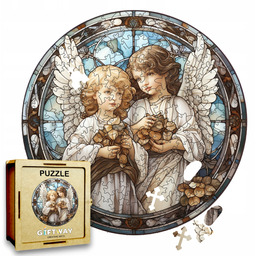 Puzzle Drewniane Aniołki 208 el. Układanka dla Dorosłych