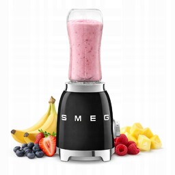 Blender Kielichowy sportowy czarny Smeg PBF00BLEU