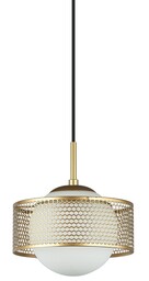 Italux Lampa szklana wisząca Lomica PND-55456-1M-GD złota