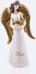Anioł figura dekoracja prezent gwiazda decorato