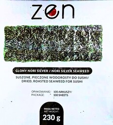 Glony Nori Silver do sushi 100sztuk 230g -