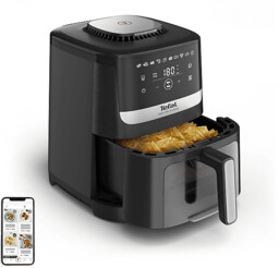 Frytownica niskotłuszczowa TEFAL EY5568E0 Easy Fry Silence Czarny