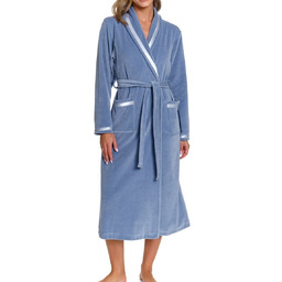 Szlafrok Damski bawełniany Doctor Nap SWA.1078 Sky Blue