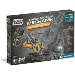 CLEMENTONI Klocki plastikowe Naukowa Zabawa Laboratorium Mechaniki Dźwig