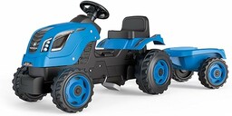 Smoby 7600710129- Traktor Farmer XL Niebieski + Przyczepa