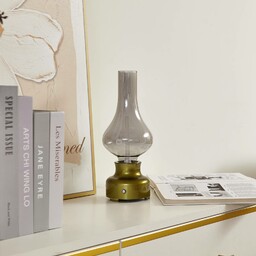 Lampa stołowa LED Maxentius Lindby, możliwość ściemniania, zielony,