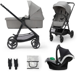 Kinderkraft Wózek Wielofunkcyjny Newly 3In1 Mink Pro Moonlight