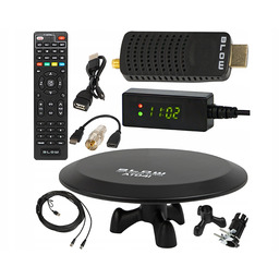 Tuner DVB-T2 Fhd mini H265/HEVC+Antena ATD-41