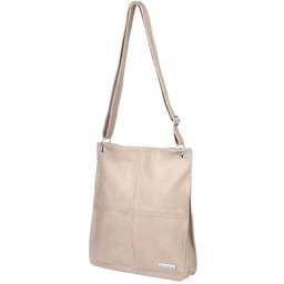 Listonoszka A4 skórzana beżowa Beltimore 972