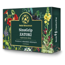 HERBAL MONASTERIUM SinuGrip ZATOKI, 15 kaps.