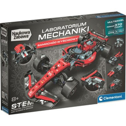 CLEMENTONI Klocki plastikowe Naukowa zabawa Laboratorium mechaniki Samochód