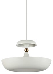 Italux Stylowa lampa wisząca Marina PND-73221-1L-WH biała