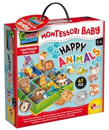 LISCIANI Gra edukacyjna Montessori Baby Box Szczęśliwe Zwierzęta