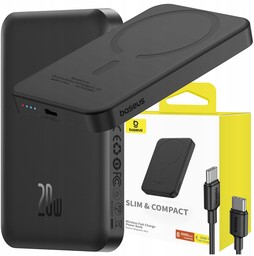 Powerbank Mini Indukcyjny Z Magsafe Baseus 5000mAh 20W