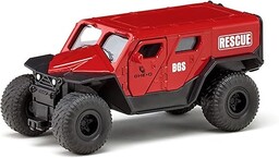 SIKU 2307, GHE-O Rescue Vehicle, 1:50, Metal/Plastik, Czerwony,