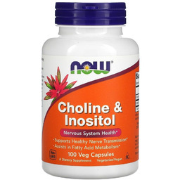 NOW Choline & Inositol suplement diety wspomagający