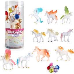 WOOPIE Zestaw Figurki Jednorożce 16 szt.