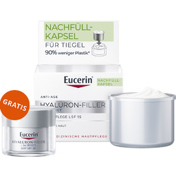 Eucerin Hyaluron-Filler, przeciwzmarszczkowy krem do twarzy na dzień