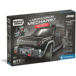 CLEMENTONI Klocki plastikowe Naukowa Zabawa Laboratorium Mechaniki Jeep