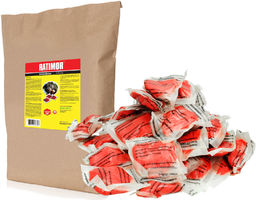 Ratimor 20kg bromadiolone pasta. Trutka na szczury, gryzonie.
