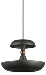 Italux Salonowa wisząca lampa Marina PND-73221-1M-GR Szara