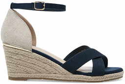 Espadryle Clara Barson WSS20802-03 Granatowy