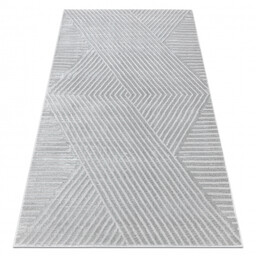 Dywan BALANCE 1503 szary - Geometryczny, strukturalny, glamour