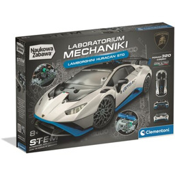 CLEMENTONI Klocki plastikowe Naukowa Zabawa Laboratorium Mechaniki Lamborghini