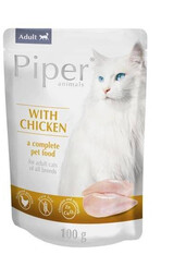 Piper dla kota z kurczakiem 100g - mokra