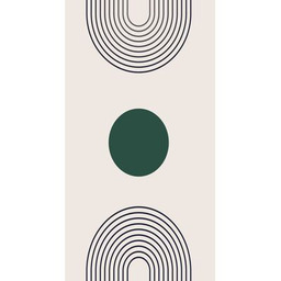 Dywan Madrid 80 x 150 cm geometryczny szaro-zielony