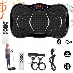 Platforma Wibracyjna Wibrująca Treningowa Masażer Z Pilotem
