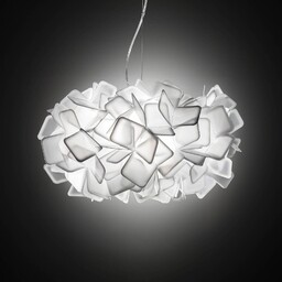 Slamp Lampa wisząca designerska CLIZIA, możliwość ściemniania, biały