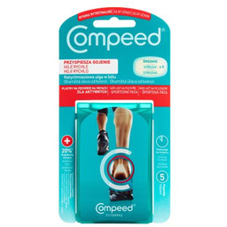 Compeed Plastry na pęcherze na piętach dla aktywnych