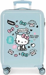 Hello Kitty You are Cute walizka kabinowa niebieska