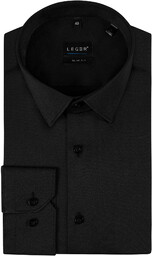 KOSZULA MĘSKA BLTR LEGER KASATEN BLACK SLIM FIT