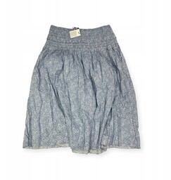 Letnia długa spódnica damska niebieska J. CREW XXL